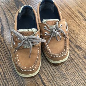 VGUC Sperry Kids Lanyard Boat Shoe Size 9